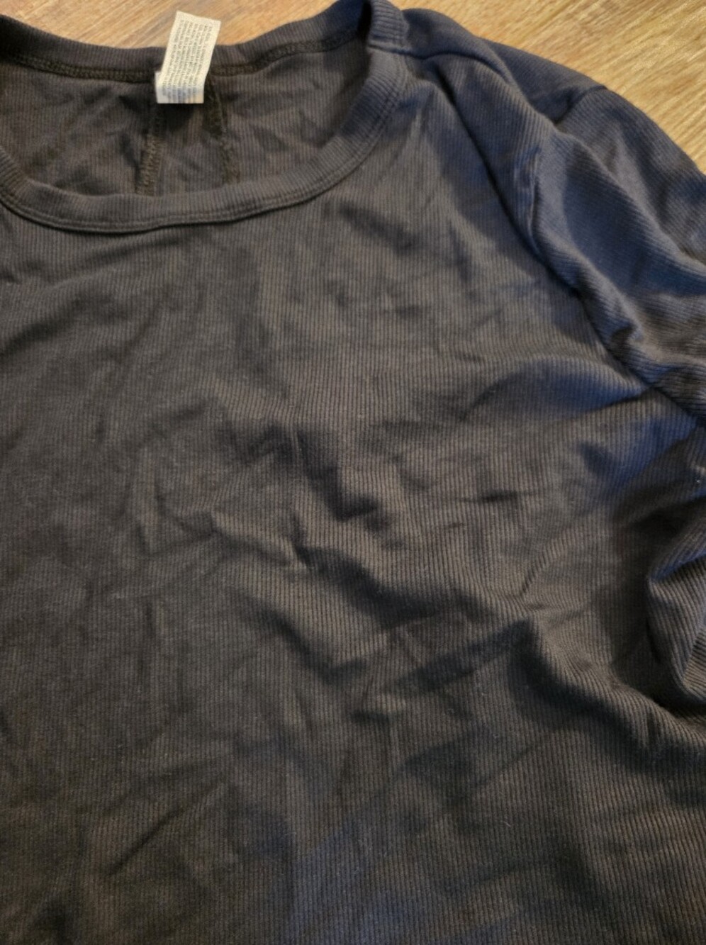 Target All In Motion Ribbed Crop Top In Black Size Medium - Picture 3 of 5